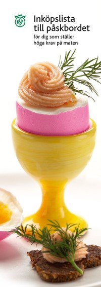 Inköpslista och portionsguide påskbordet